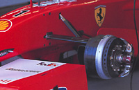 Ferrari F2001's brake cover